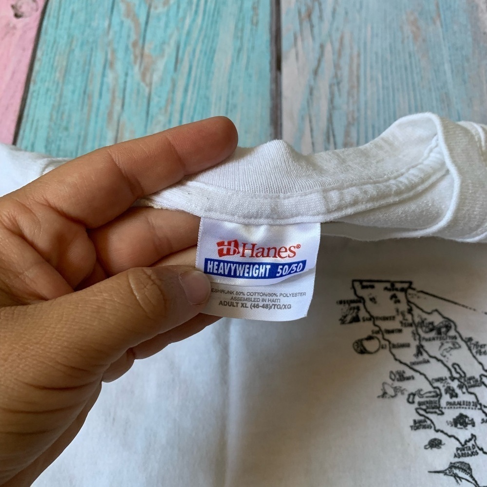 Hanes White Short Sleeve Tees Classic Cotton - Picture 4 of 7